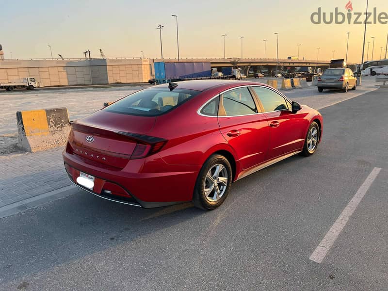 Hyundai Sonata 2021 red 5