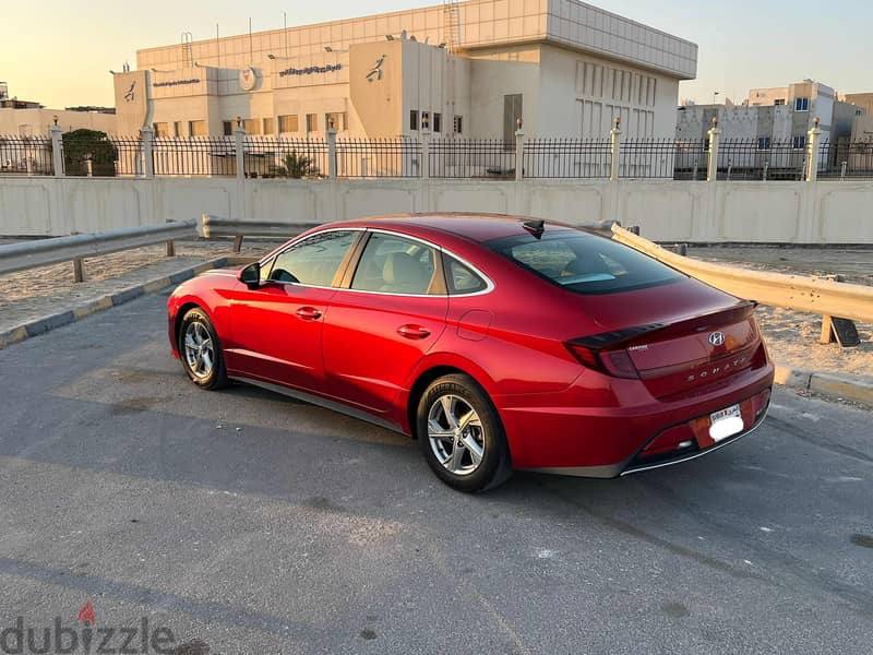 Hyundai Sonata 2021 red 6