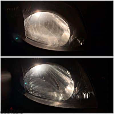 polish and restore foggy rusty headlights