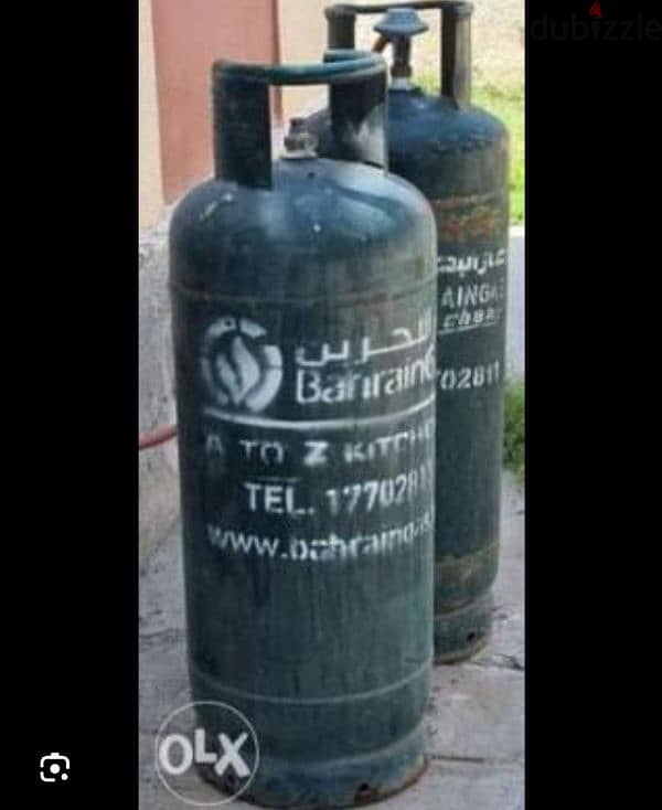 Bahrian gas 1 full gas 1 with regulator 50 bd both each 25 0