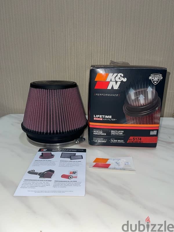 k&n engine air filter 6 inches 0