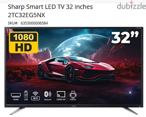 Brand new Sharp TV 32 inches box pack 0