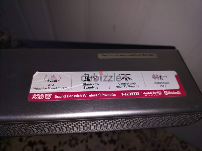 LG sound bar 7