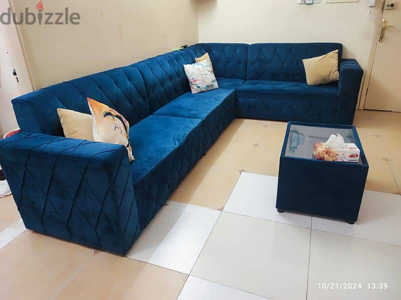 Sofa set with center table for sale 0