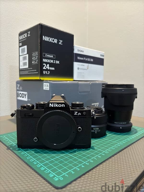 Nikon Z fc (Black Edition) + Nikkor 24mm f/1.7 + Sigma 16mm f/1.4 0