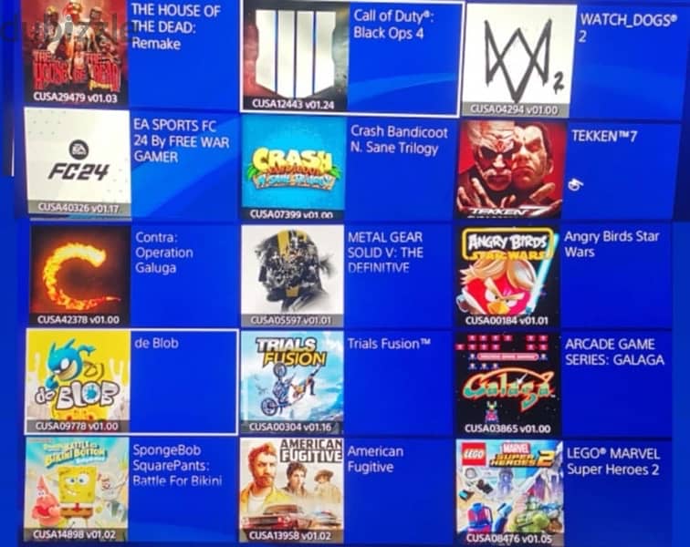 ps4 programmed full games 1 tb بلاستيشن مبرمجه متروسه العاب ون تيرا 1