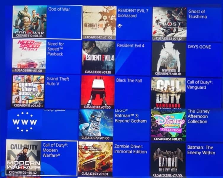 ps4 programmed full games 1 tb بلاستيشن مبرمجه متروسه العاب ون تيرا 2