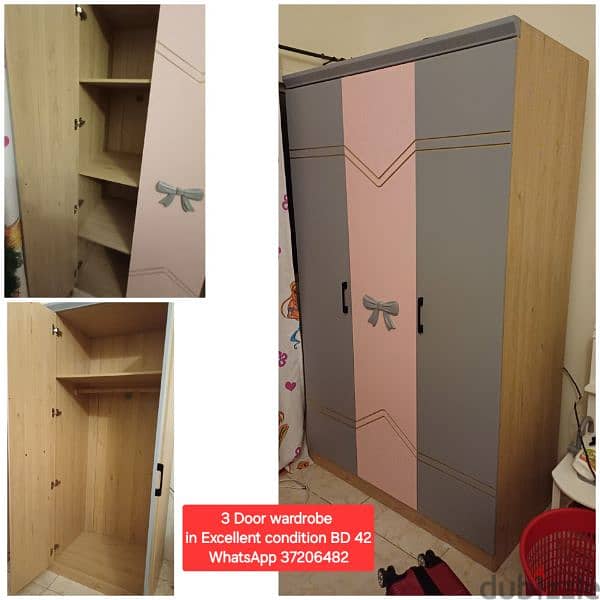 Single door metal Cupboard and other items for sale with Delivery 7