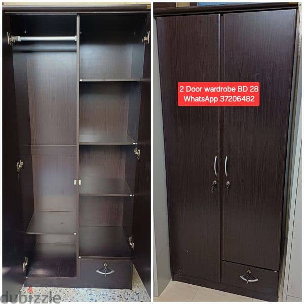 wardrobe 2 door and other items for sale with Delivery 0