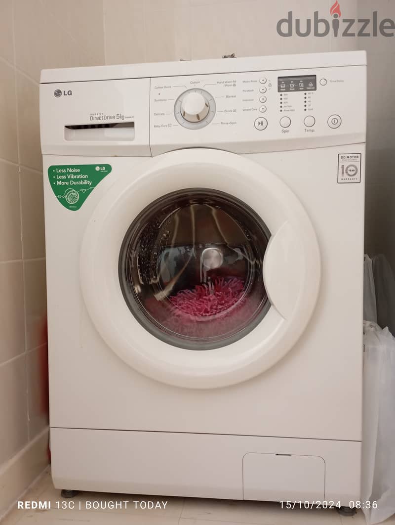 Washing machine LG 5 kg 2