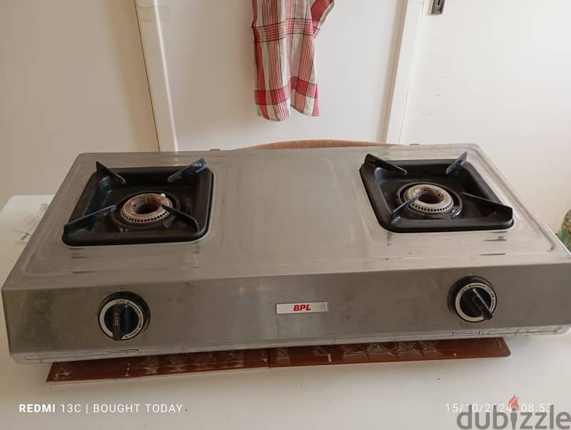 Double burner with cylinder 3