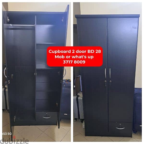 4 door cupboard and other household items for sale 9