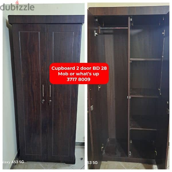 4 door cupboard and other household items for sale 10