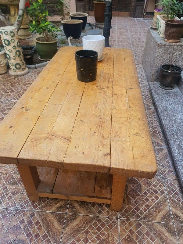 wooden table 2