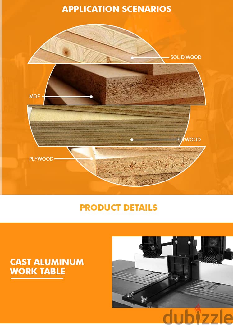 vertical spindle moulder (Router Table) - طاولة راوتر 5