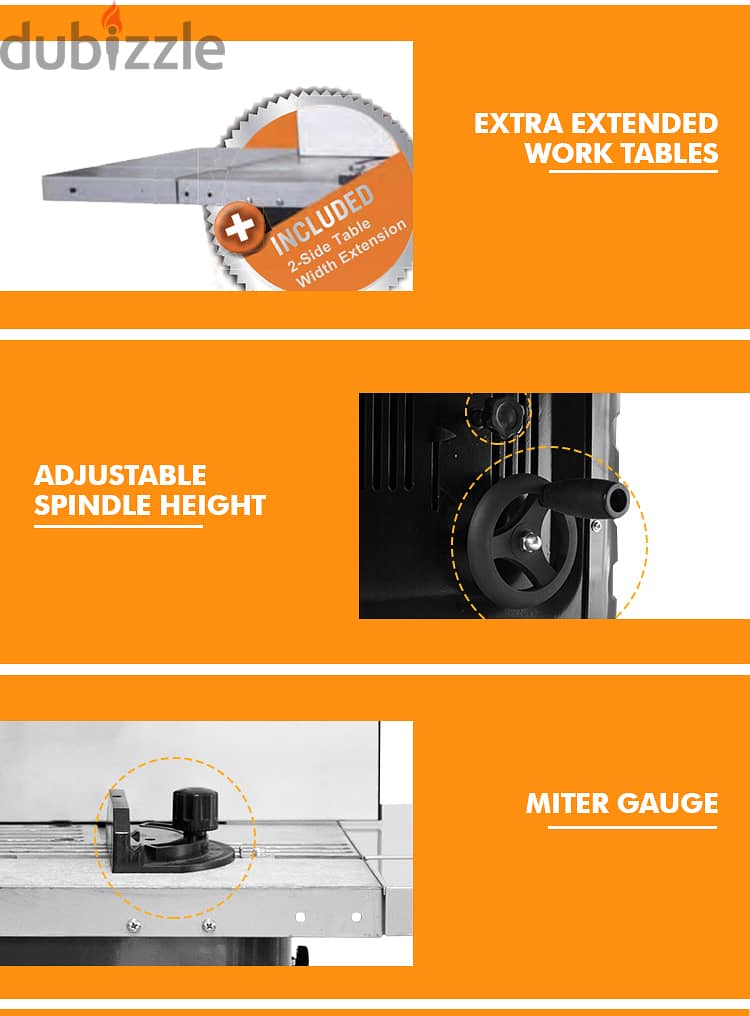 vertical spindle moulder (Router Table) - طاولة راوتر 6