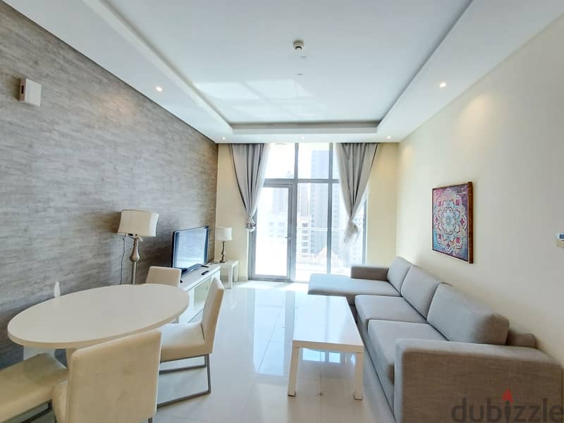 Gorgeous Flat | Bright | Modern | Balcony | Near Juffair Mall 0