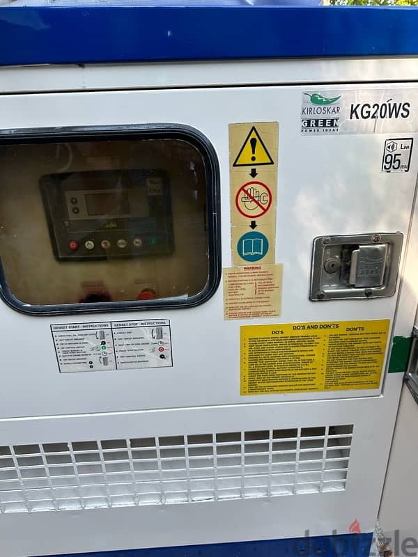 Generator for Sale 20KVA 1