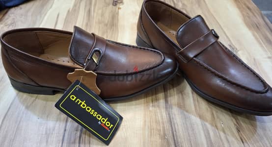 Pakistani Genuine leather shoes Ambassador brand