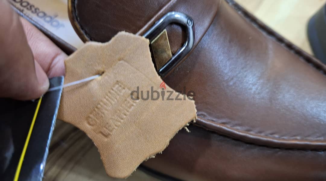 Pakistani Genuine leather shoes Ambassador brand 4