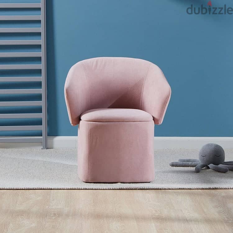 2 types ottomans in baby pink colour 5