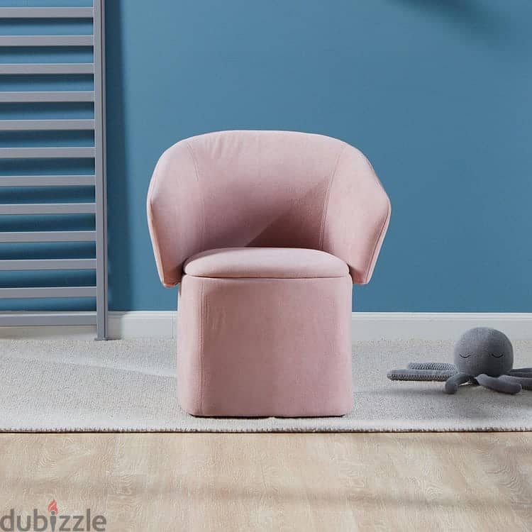 2 types ottomans in baby pink colour 11