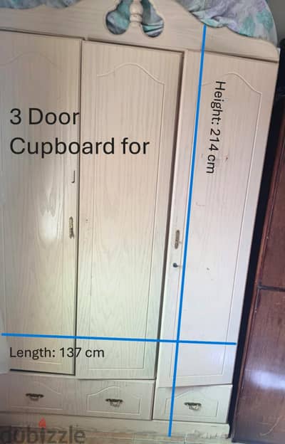 3 door Cupboard & Miscellaneous Furniture (Expat Leaving)