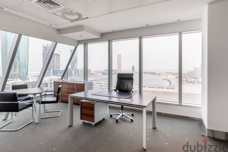 Professional office space in BAHRAIN, Financial Harbour on fully flex 8