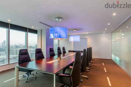 Open plan office space for 10 persons in BAHRAIN, Financial Harbour