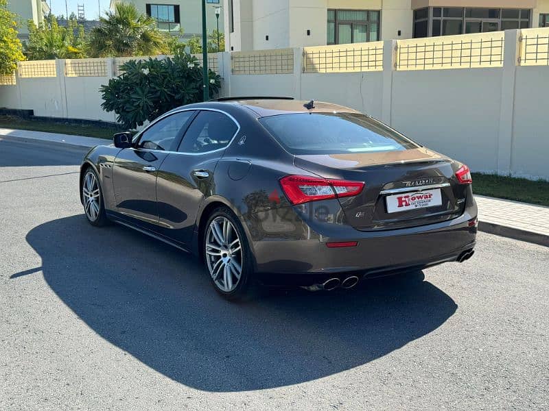 2015 model Maserati Ghibli 4