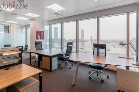 All-inclusive access to professional office space for 3 persons