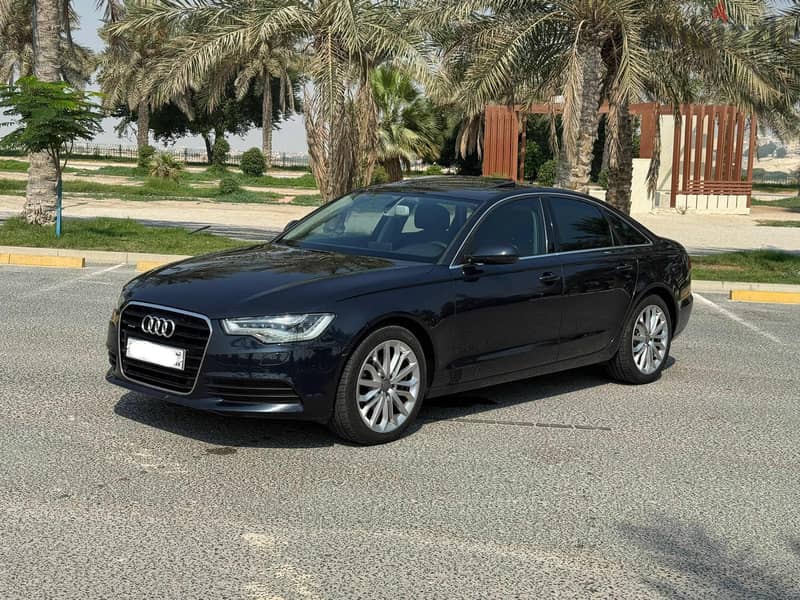 Audi A6 2012 blue 1