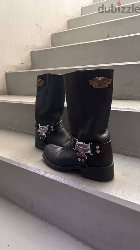 Harley Davidson Leather Boots 1