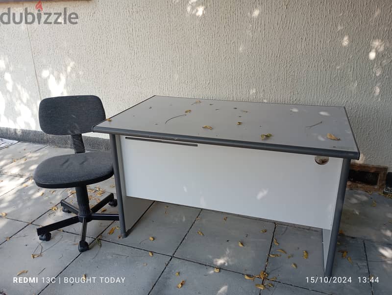 Computer table and swivel chair 2