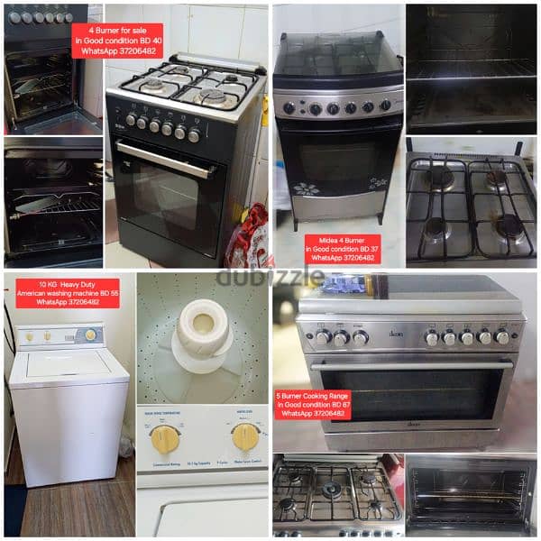 5 burner Cooking Range and other items for sale with Delivery 0