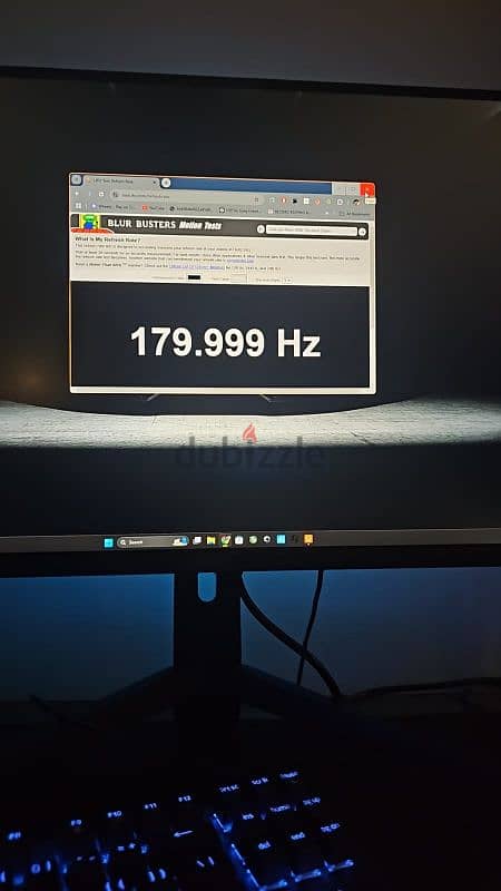 Monitor 180hz 2k resolution 0