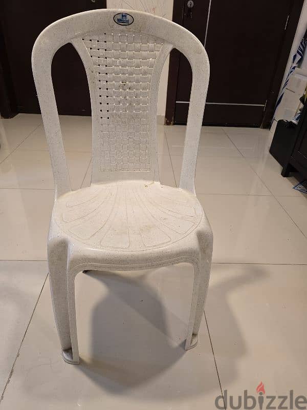 4 Nilkamal plastic chairs for sale 1