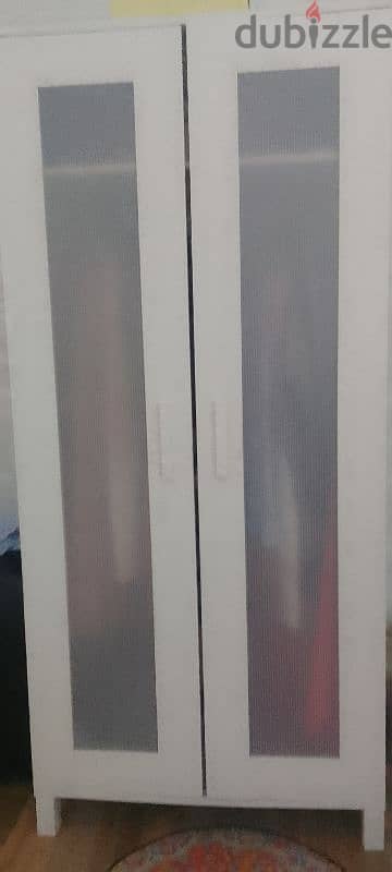 2 door white wardrobe from IKEA. excellent condition. 0