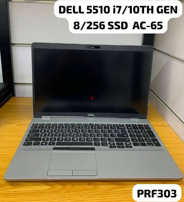 10th GEN DELL LAPTOP CORE i7 8GB RAM 256GB SSD,15.6 INCH DISPLAY 0