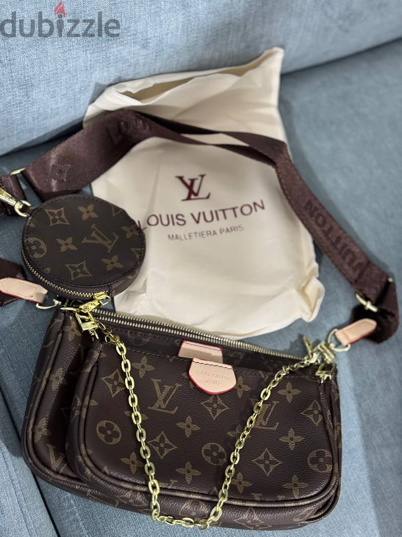 Louis Vuitton Multi Pochette Accessoires Crossbody Bags Handbag Purse 0