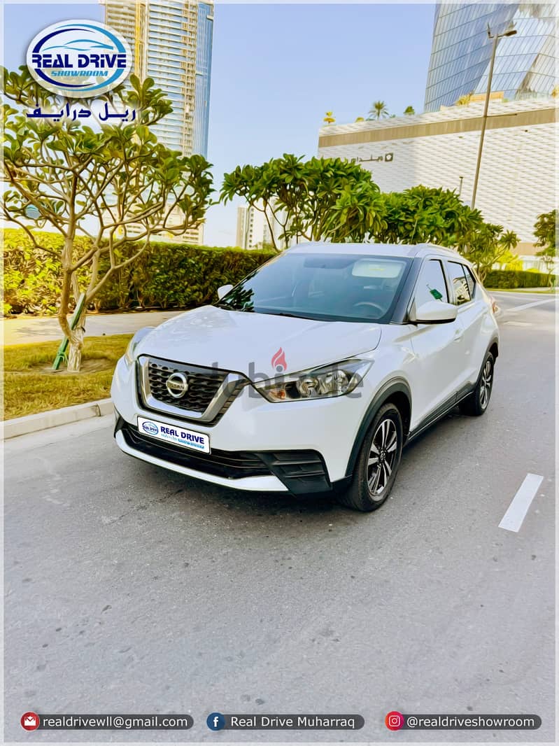 NISSAN KICKS  Year-2019 Engine-1.6L 4 Cylinder Colour-white 70000KM 1