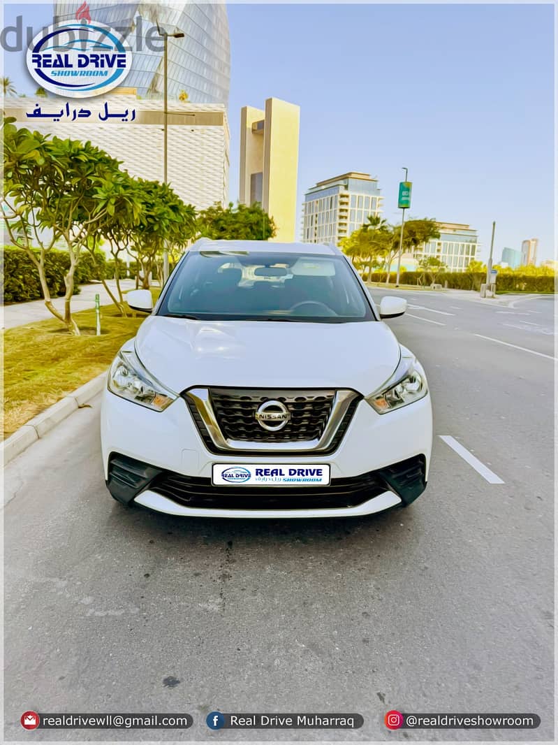 NISSAN KICKS  Year-2019 Engine-1.6L 4 Cylinder Colour-white 70000KM 2