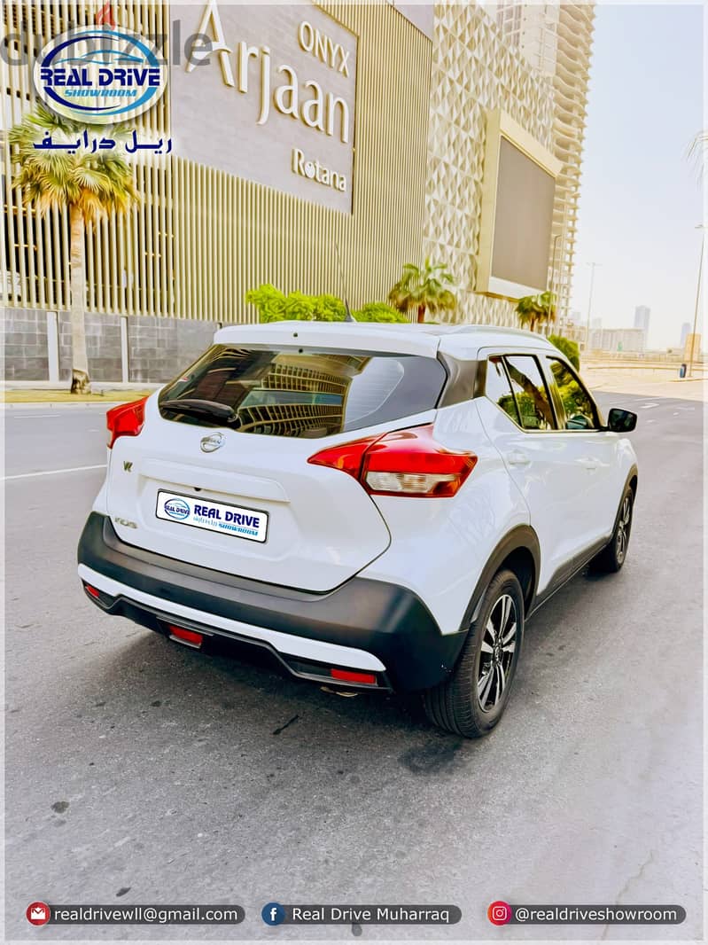 NISSAN KICKS  Year-2019 Engine-1.6L 4 Cylinder Colour-white 70000KM 7