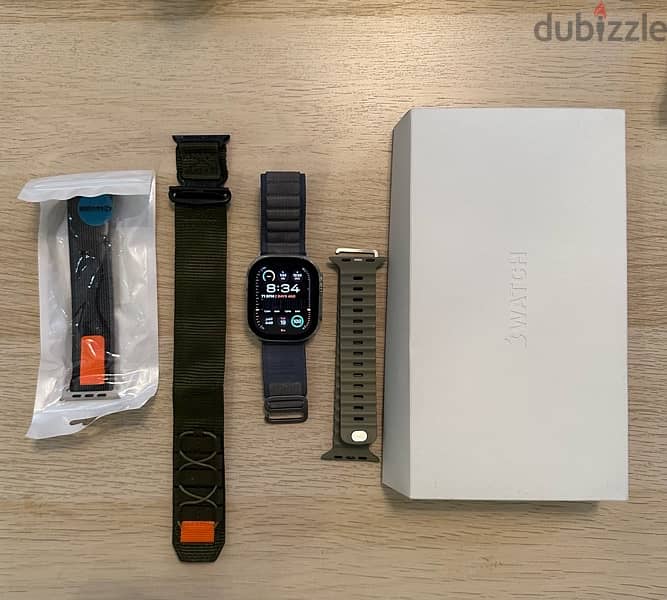 Apple Watch Ultra 2 GPS + Cellular 49mm Titanium Case with Blue Alpine 0