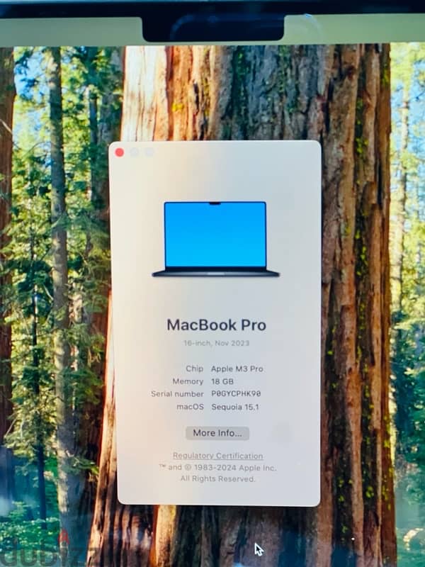 MACBOOK PRO M3 PRO CHIP 16 INCH FOR SALE 2