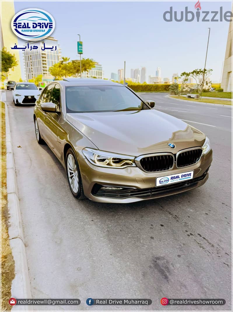 BMW 530i Sport SLine Year-2017 Engine-2.0L V4 -brown -85,000km 0