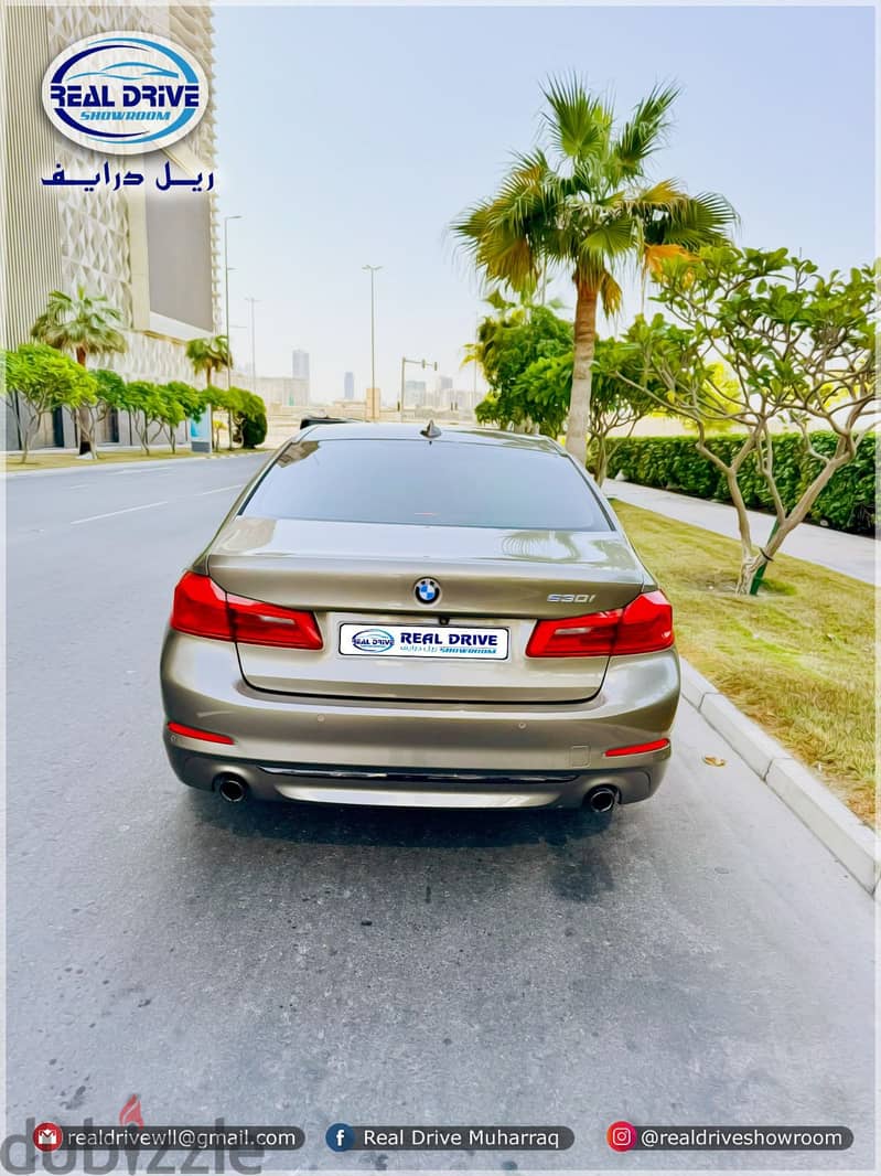 BMW 530i Sport SLine Year-2017 Engine-2.0L V4 -brown -85,000km 4