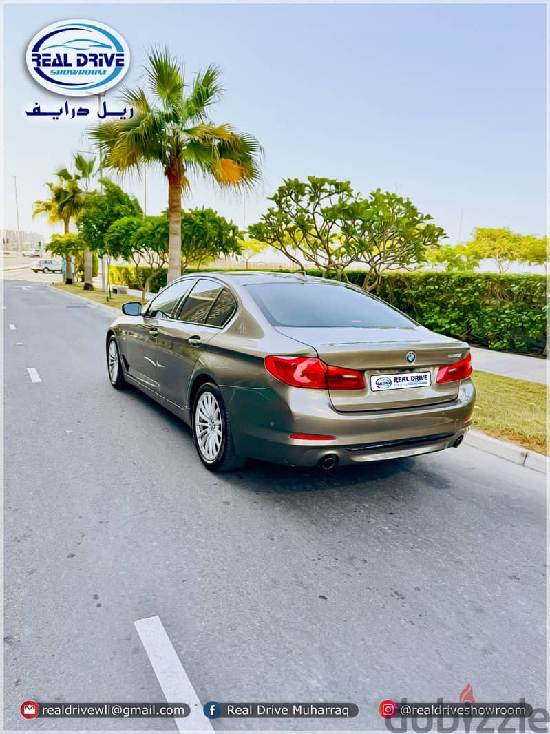 BMW 530i Sport SLine Year-2017 Engine-2.0L V4 -brown -85,000km 6