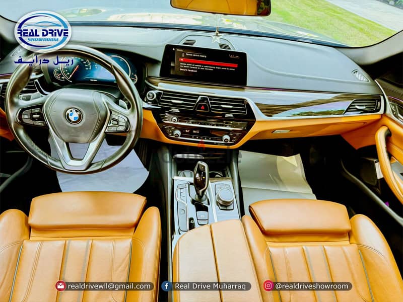 BMW 530i Sport SLine Year-2017 Engine-2.0L V4 -brown -85,000km 11