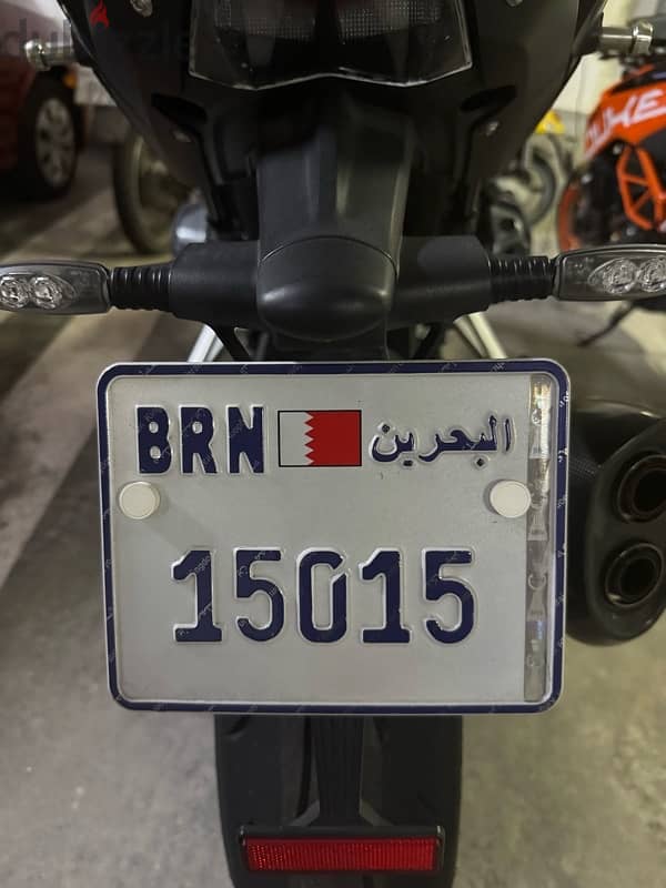 special motorcycle plate number 0